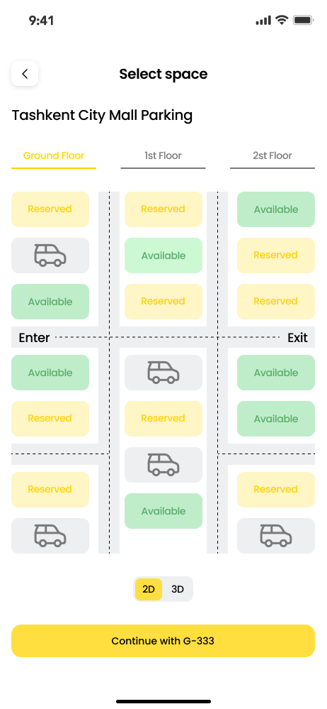 Photo 3 - App that automates parking by uniting facilities in one.