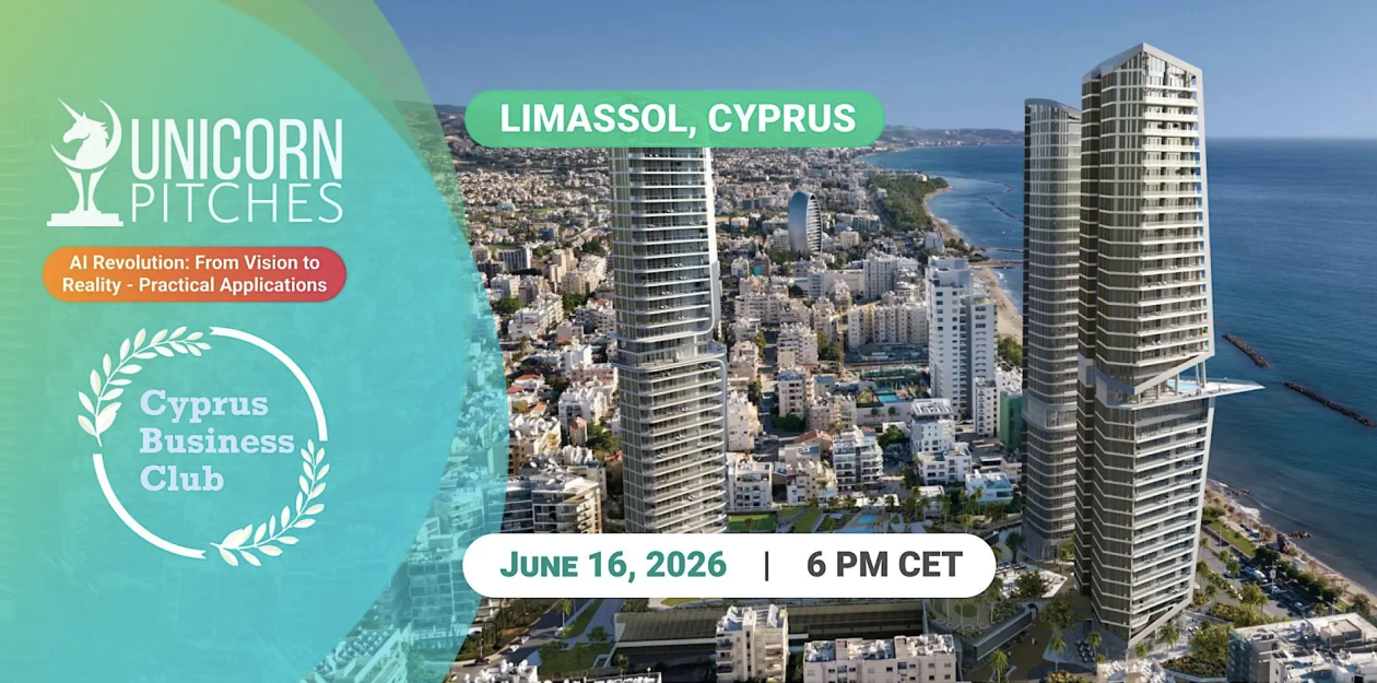 Unicorn Pitches Limassol. AI Revolution: From Vision to Reality