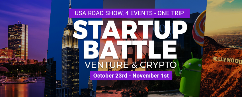 4 Startup Battles, Venture & Crypto in the USA!