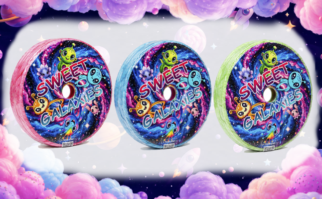 Photo - An edible spinner with a toy, vitamins, and a digital world.