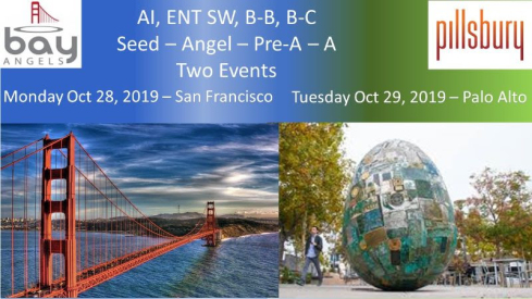 Bay Angels Investors Event - Oct 29, 2019- Palo Alto