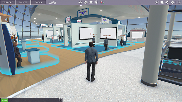 Photo 2 - Avatar-based 3D virtual campus and conference center