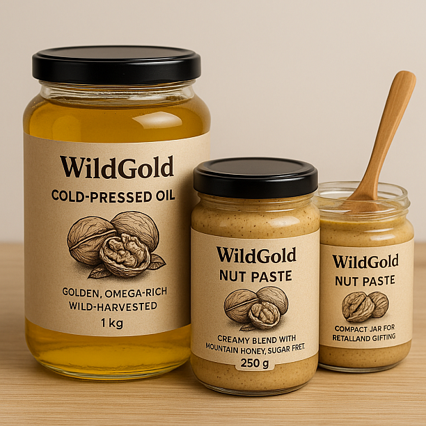 Photo 1 - Premium walnut oil & nut paste from wild Kyrgyz forests