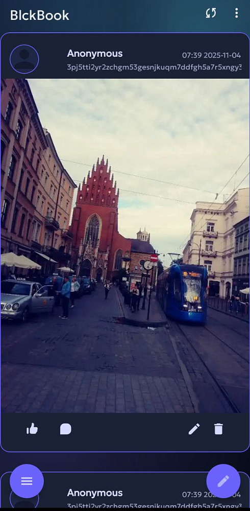 Photo 1 - Сonfidential hybrid of Facebook and Twitter with Bitcoin 