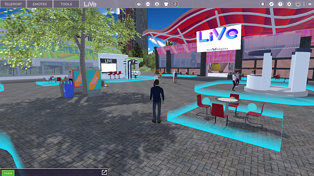Photo 5 - Avatar-based 3D virtual campus and conference center
