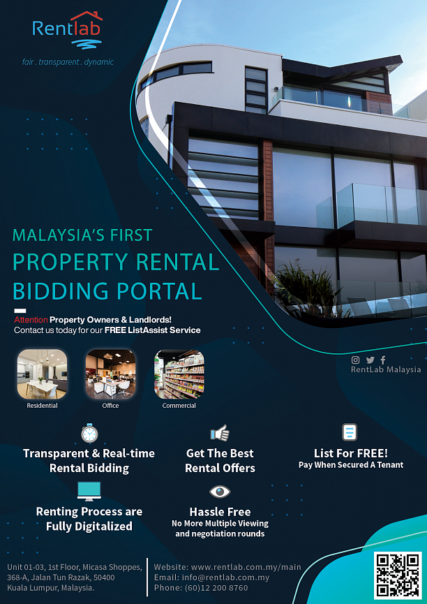 Photo 1 - Malaysia's First Property Rental Bidding Platform.