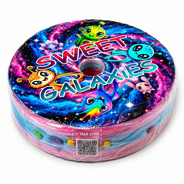 Photo 1 - An edible spinner with a toy, vitamins, and a digital world.